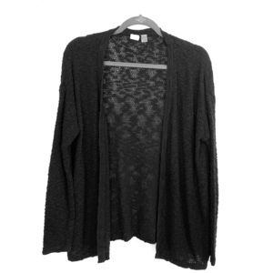 ROXY Valley Shades black knit cardigan